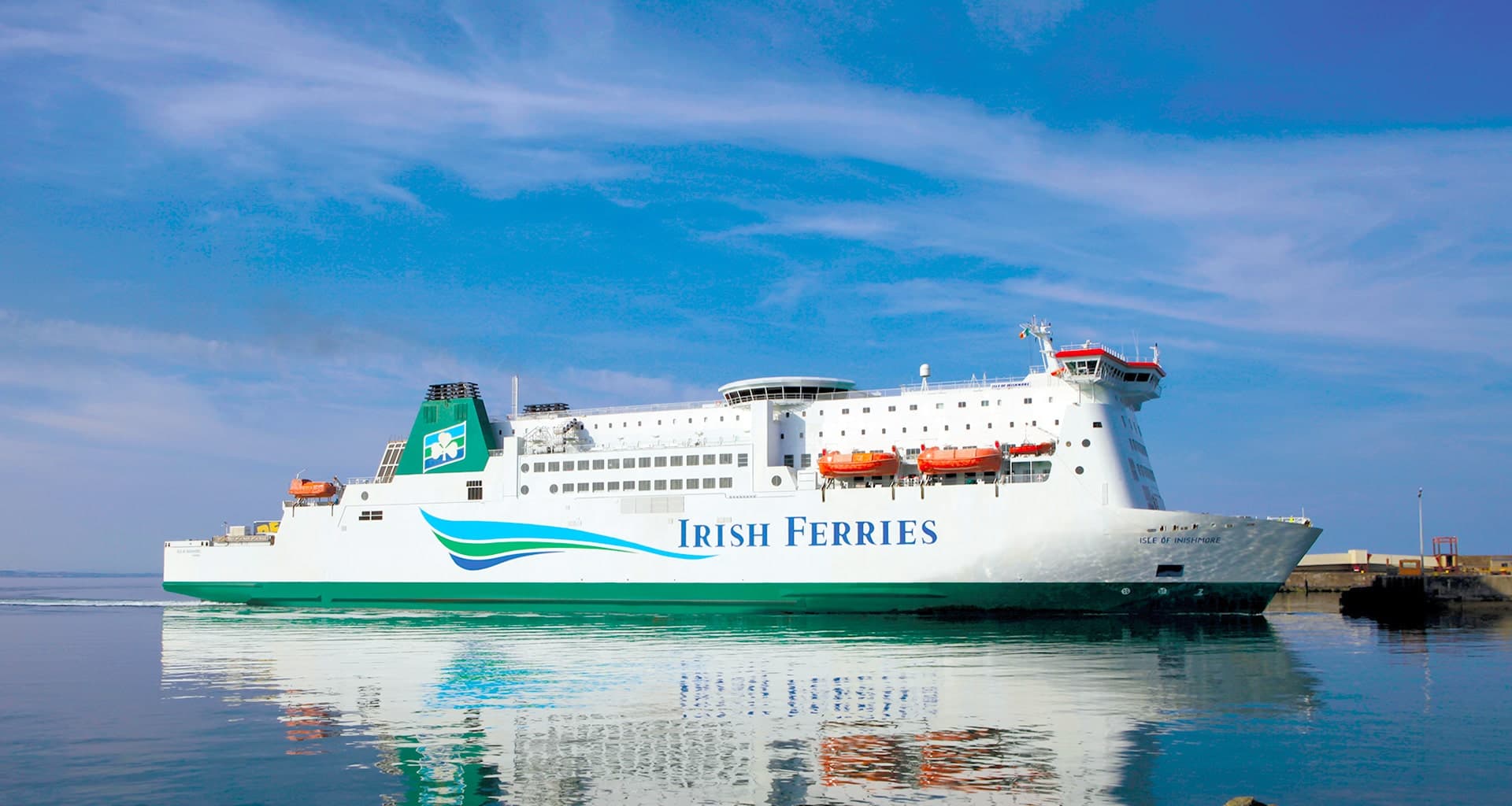 Steek het Kanaal over, vanaf slechts €79 met Irish Ferries